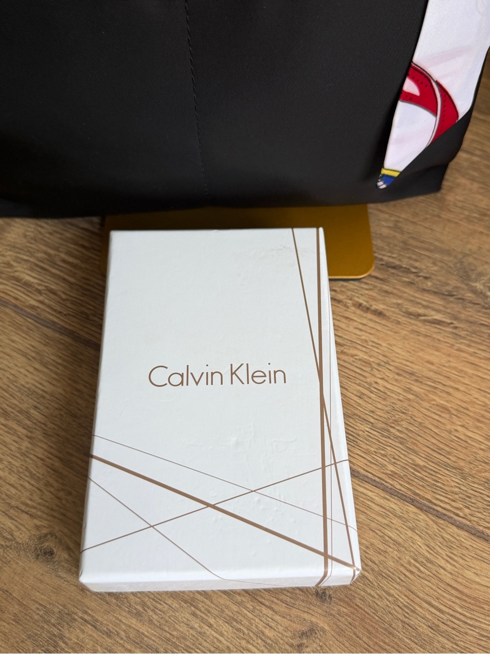 Calvin Klein Black Nylon Crossbody Bag with Bag Charm Keychain – Water-Resistant - Picture 13 of 13